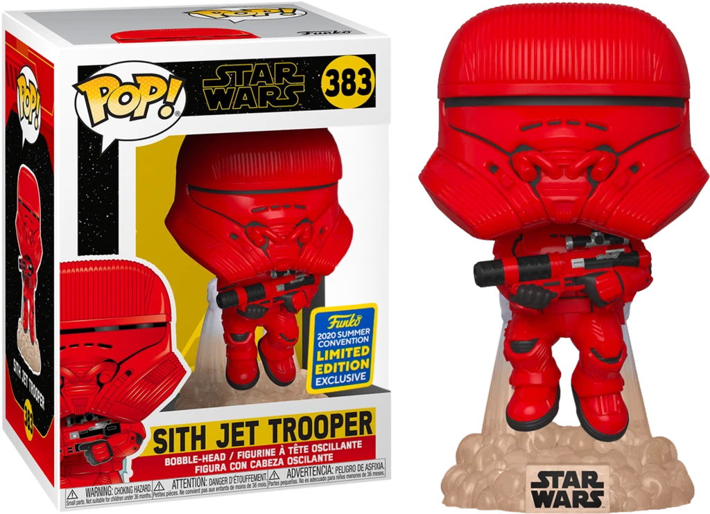 Funko Pop! Star Wars Sith Jet Trooper SDCC 2020 Shared Exclusive
