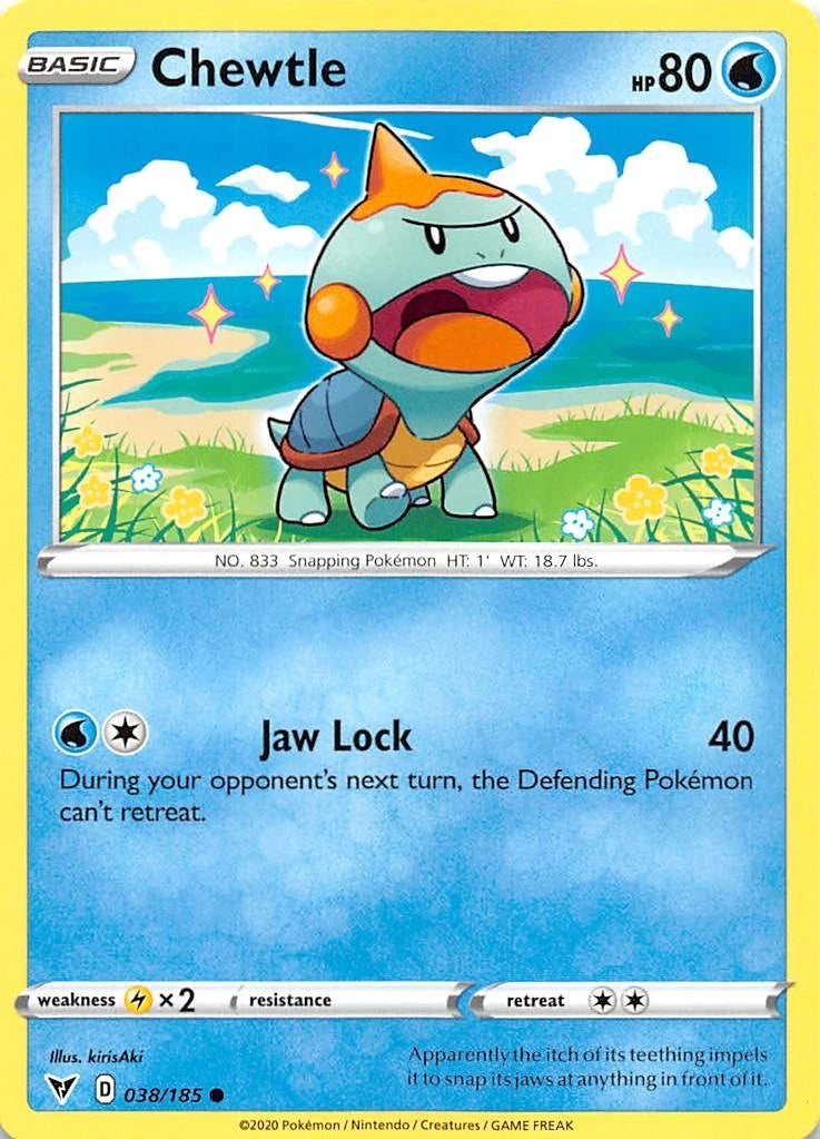 Pokemon TCG Chewtle SWSH04: Vivid Voltage 2020