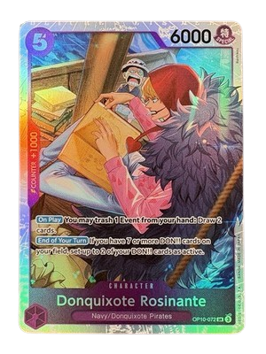 One Piece TCG Donquixote Rosinante OP10-072 SR Royal Blood NM
