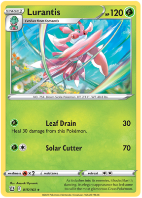 Pokemon TCG Lurantis 15/163 Battle Styles 2021