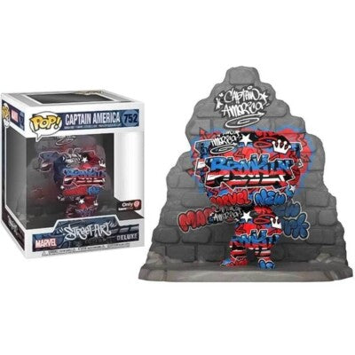 Funko Pop! Marvel Captain America Street Art Collection Gamestop Exclusive