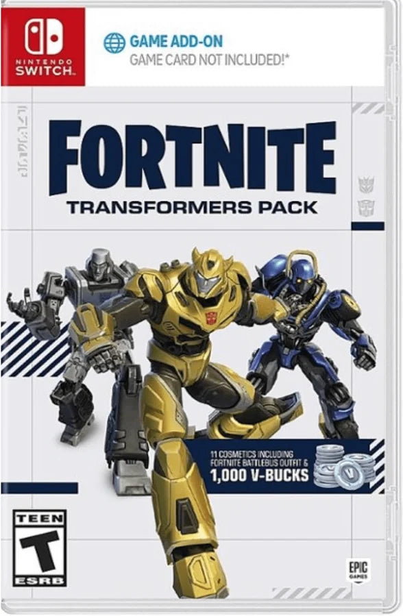 Nintendo Switch Fortnite Transformers Pack Sealed