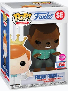 Funko Pop! Fundays Box of Fun 2021 Freddy Funko as Wolfman Flocked LE1500